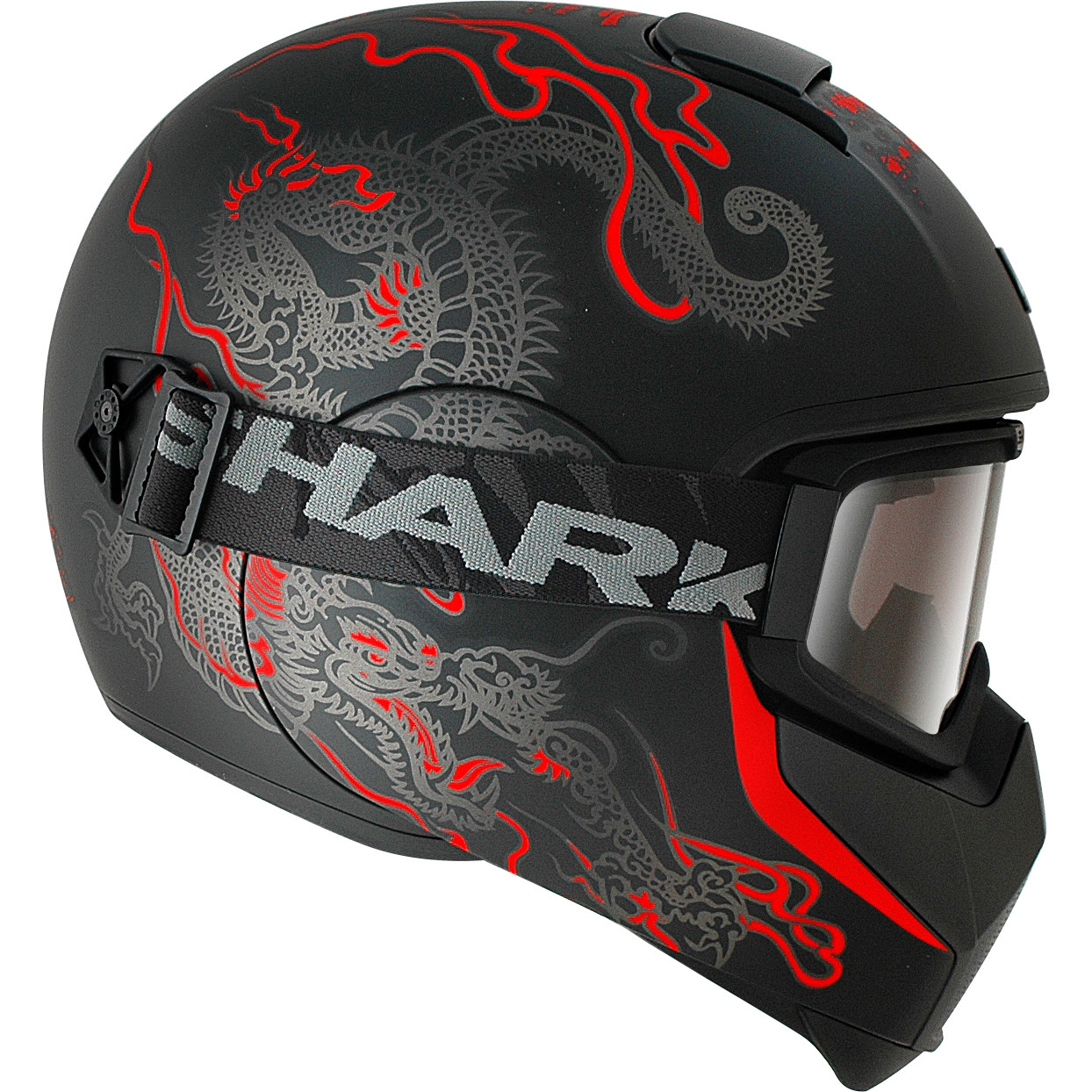 Shark VANCORE Dragon Ryu Streetfighter Motorcycle Helmet ...