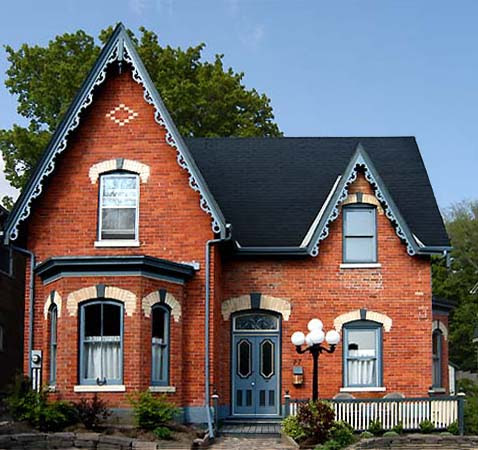Victorian Architecture on Ontario Farmhouse
