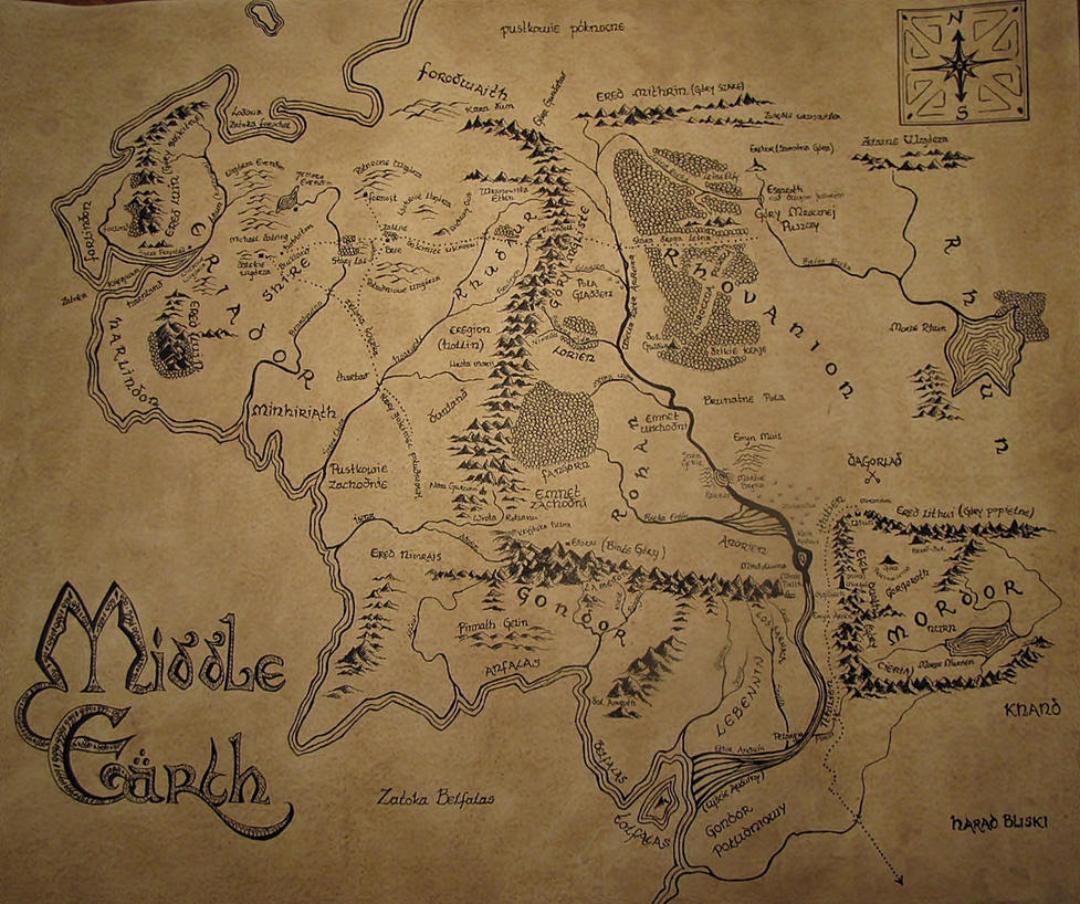 Middle Earth by LOTR3005 on DeviantArt