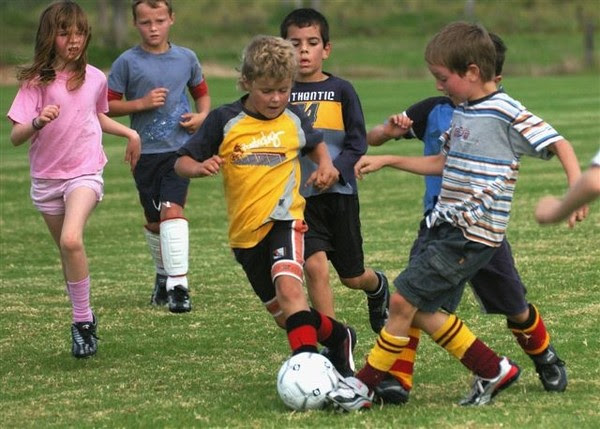 Image result for kids playing soccer