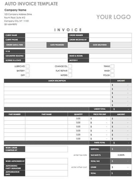 55 Free Invoice Templates | Smartsheet