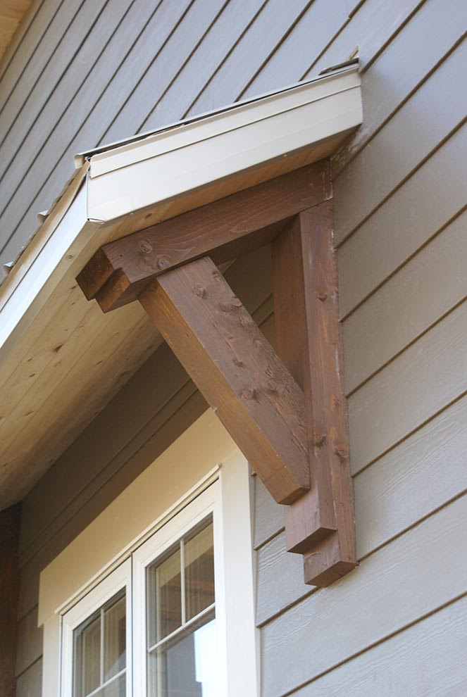 Gable Corbels, Interior Scissor Trusses - Glaslyn, SK 