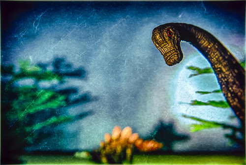 Photo-bombed By A Dino by hbmike2000