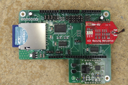 RN-XV, SD and magnetometer shield