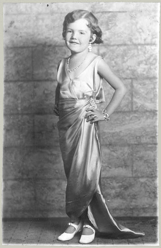 Child in long dress