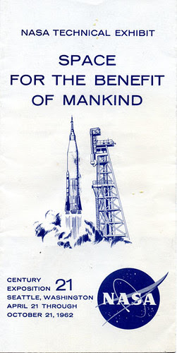 Nasa Exhibit Pamphlet- Seattle World's Fair 1962