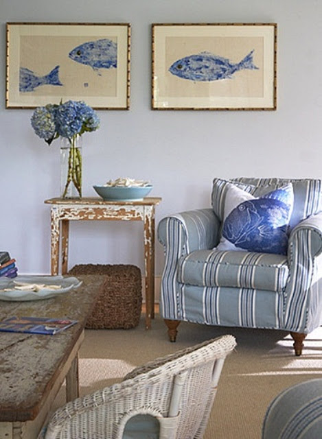 37 Sea and Beach Inspired Living Rooms - DigsDigs