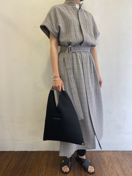 Artwork 福岡 Auralee オーラリー Hard Twist Wool Double Face Check Sleeveless One Piece 正規通販 Factory ファクトリー Artwork Fukuoka アートワーク福岡