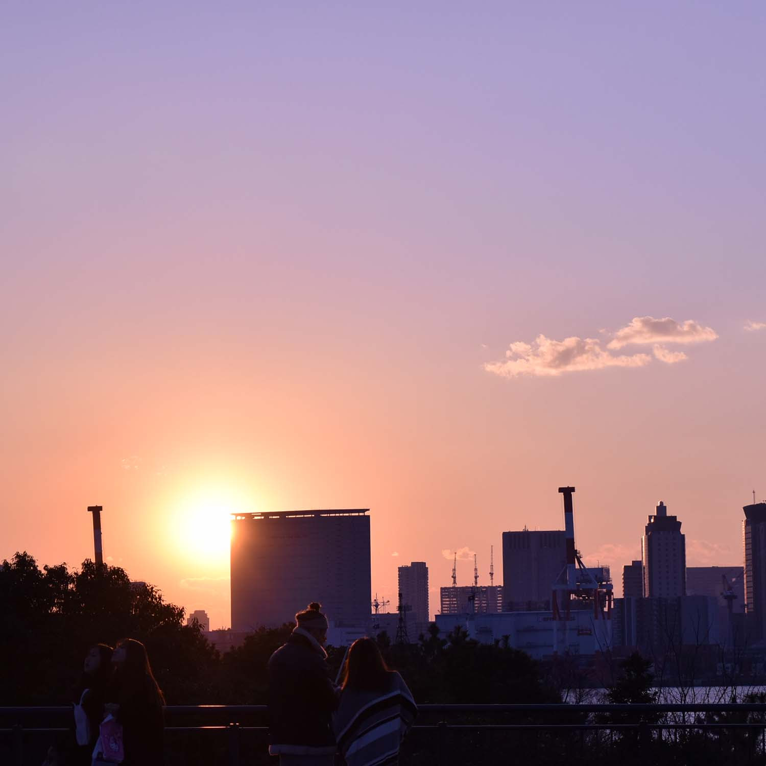 お台場の夕焼け キリン付き リアルサポート