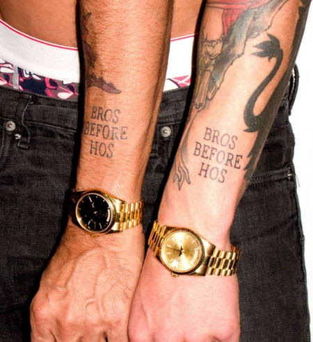 circle tattoos. Scott Campbell Tattoos Marc