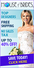 Designer Wedding Dresses ship FREE - 0% sales tax!