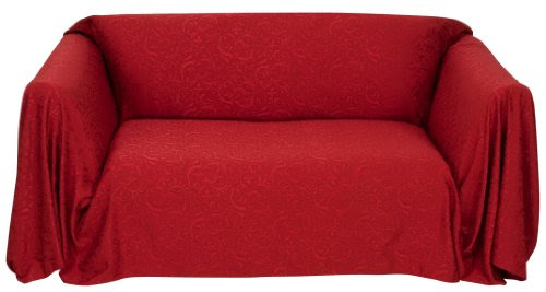 Stylemaster Brianna Jacquard Furniture Throw, Spice Sofa