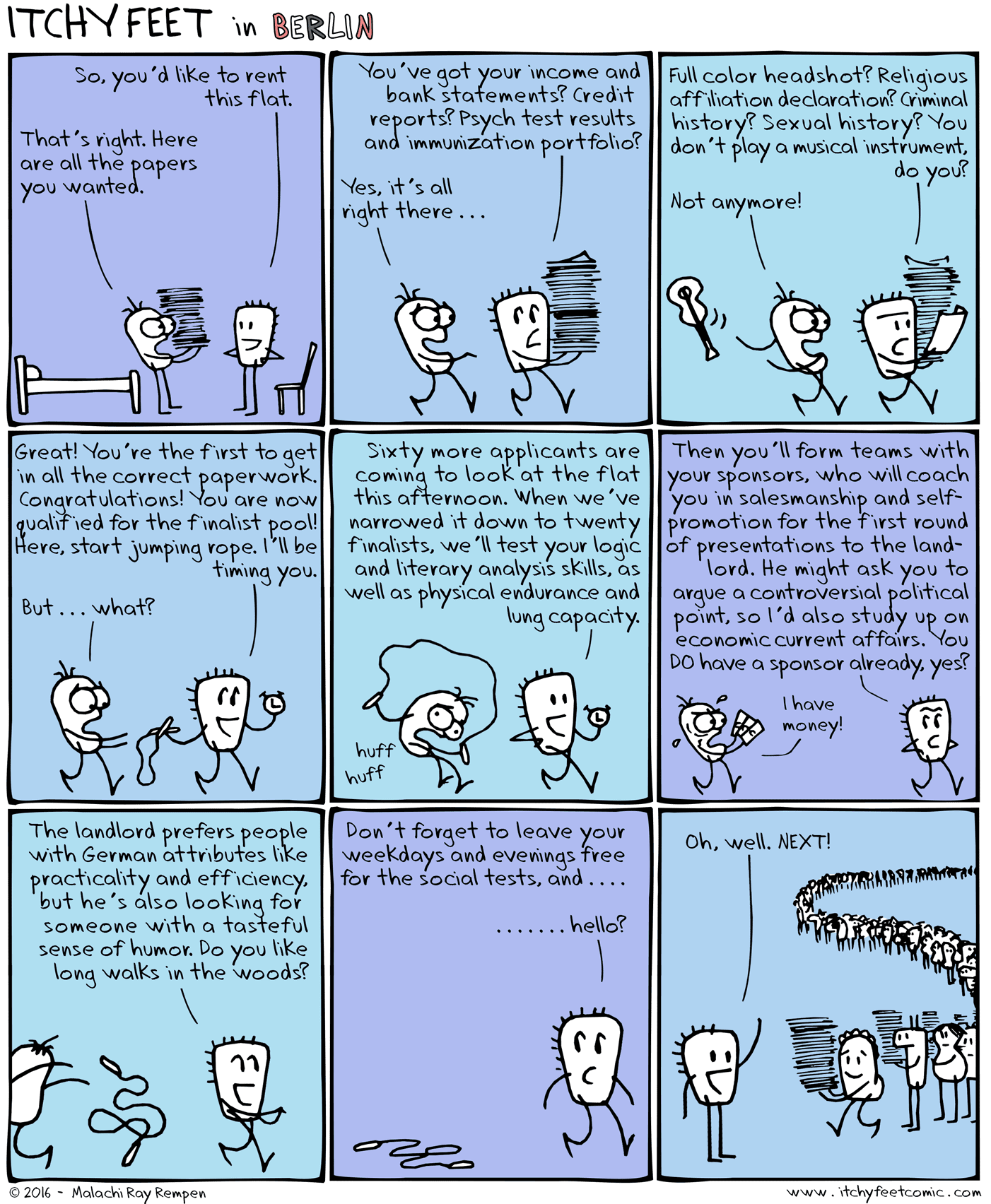 It's impossibly difficult to get a good apartment in Berlin