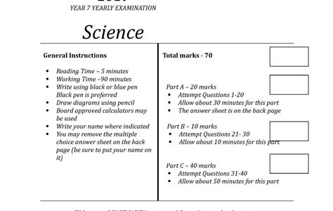 Download EPUB year 7 yearly exam science Free eBook Reader App PDF