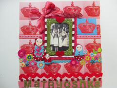 Matryoshka Scrapbook Layout! 8
