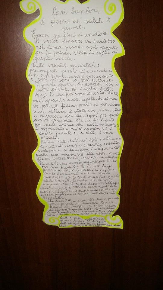 Progetto Salutiamo i Bambini Grandi | Nonna In Fabula