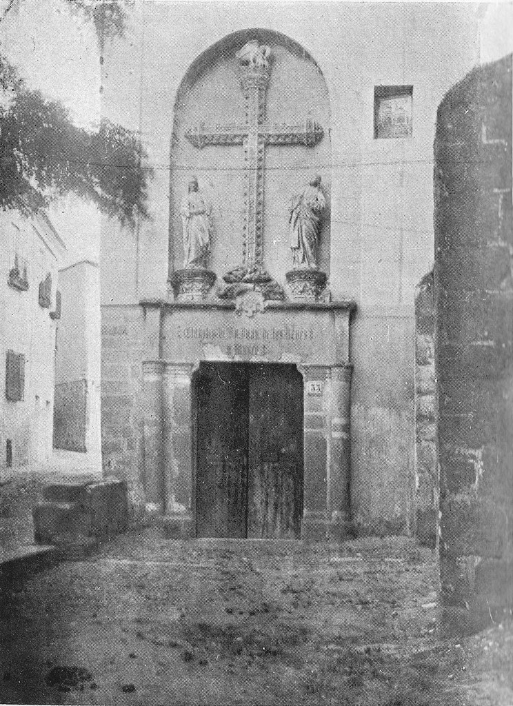 Puerta del Pelícano del Monasterio de San Juan de los Reyes a finales del siglo XIX