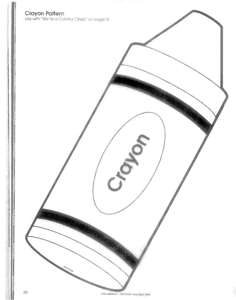 Free Crayon Template, Download Free Crayon Template png images, Free ClipArts on Clipart Library