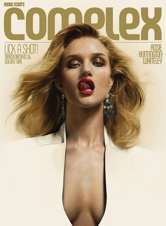 rosie huntington-whiteley covers complex june july 2011