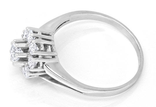 Originalfoto DIAMANTRING 0,95 BRILLANTEN RIVER WEISSGOLD 4.700€ NEU!