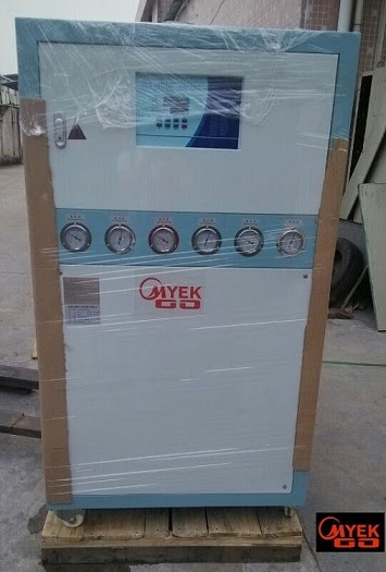 Water-cooled industrial chillers