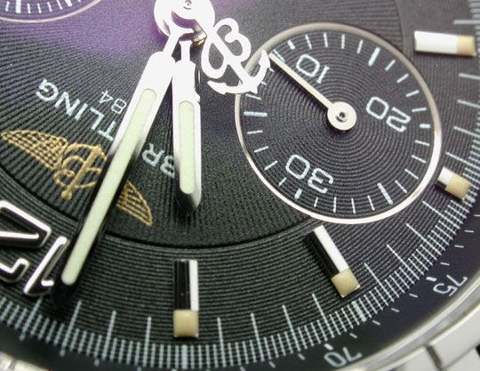 Originalfoto UNGETRAGEN! ORIG.MEDIUM-BREITLING-CHRONOGRAPH PORTOFREI