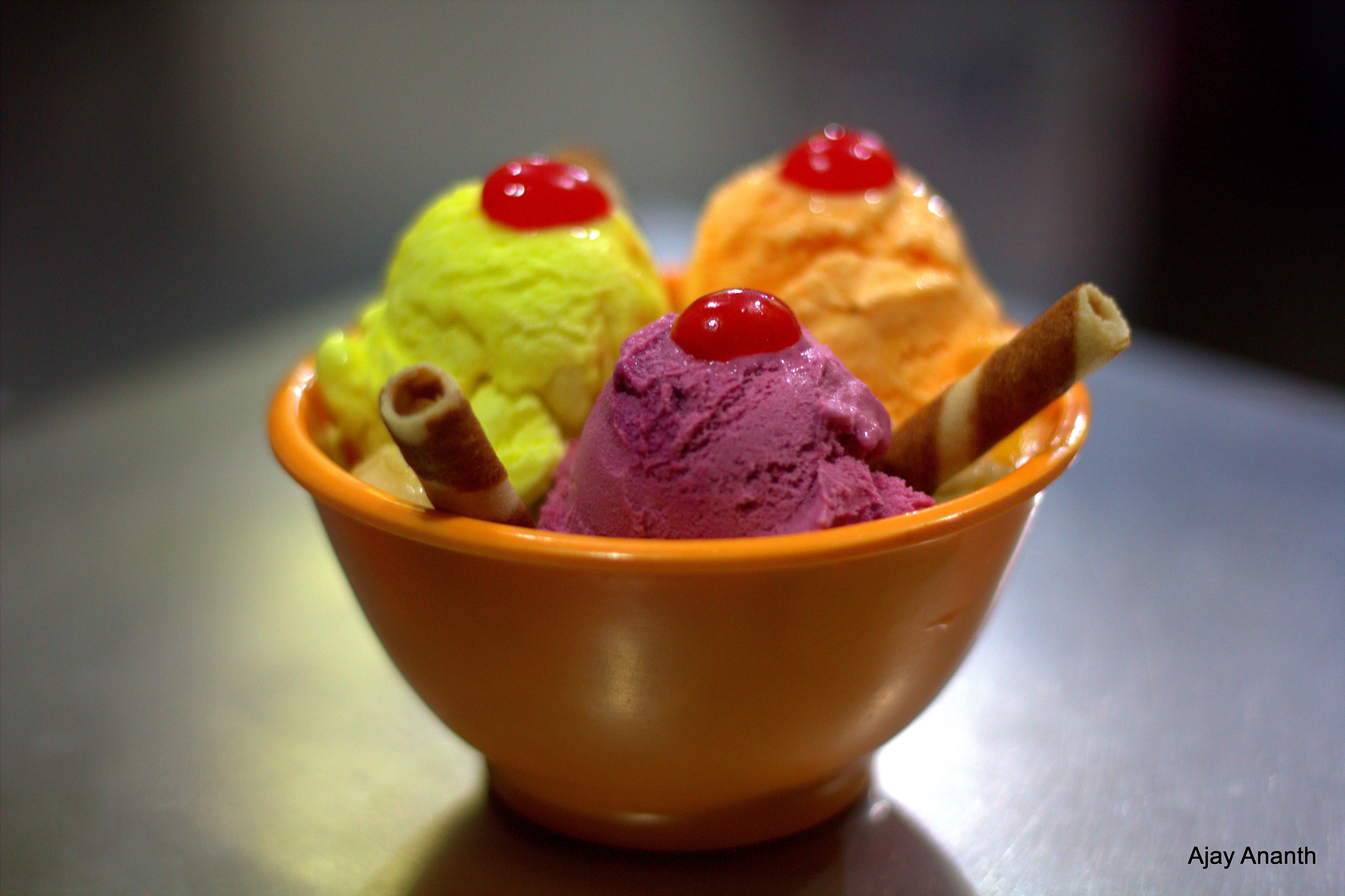 Three Star icecream at Satkar Icecreams in Bangalore