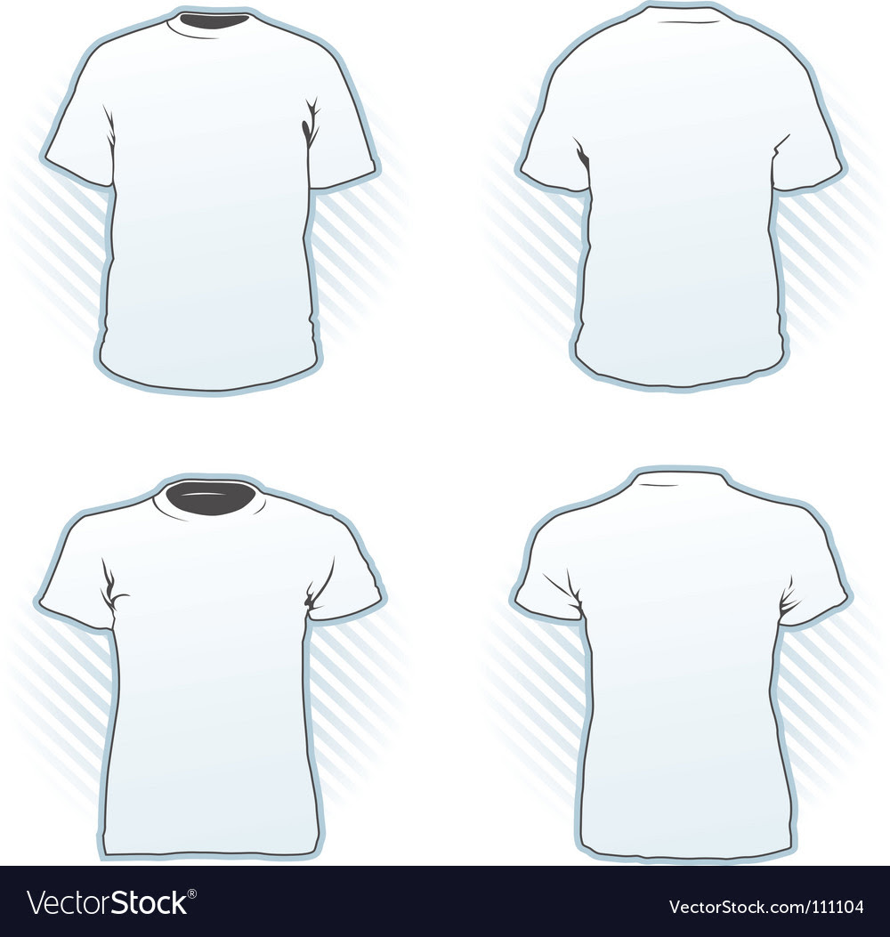 t shirt template vector. T-shirt Design Template Set