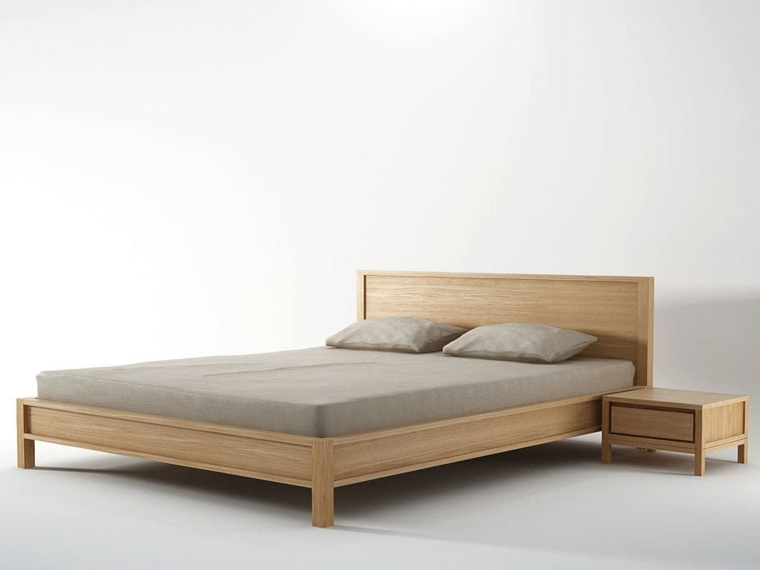 Wooden queen size bed SOLID | Queen size bed - KARPENTER