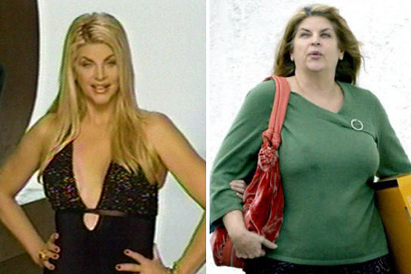 Kirstie alley weight gain fat again pictures movies jenny craig oprah loss 