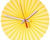 Yellow Burst Clock