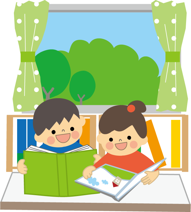 読書のイラスト 絵本 無料イラスト フリー素材