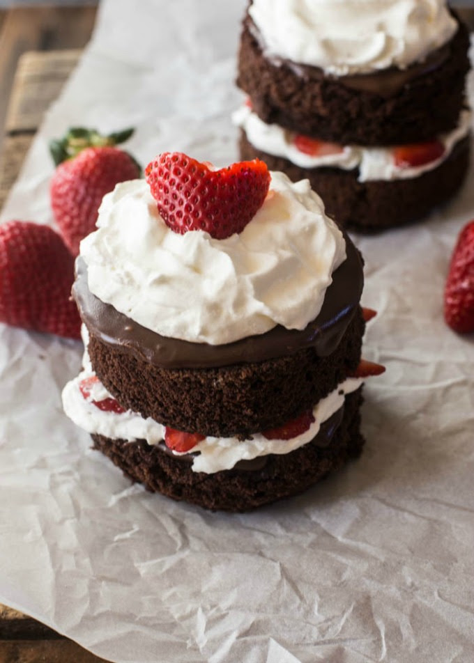 Mini Naked Chocolate Covered Strawberry Cakes Boys Ahoy
