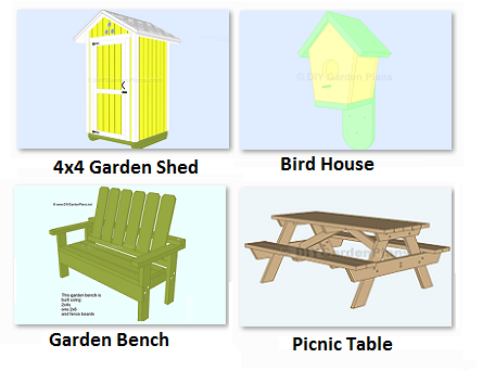 Small 4x8 Lean To Shed Plans for Storage or Garden + 4 