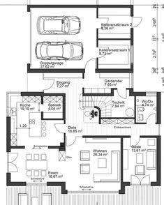 die  besten bilder von haus bauen grundriss mit garage