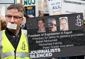 Britain Egypt Journalists