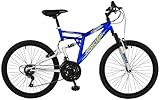 Pacific Chromium Boy's Dual-Suspension Mountain Bike (24-Inch Wheels)