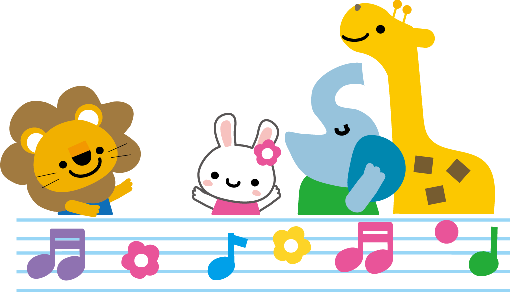 リトミックのイラスト 音楽 無料イラスト