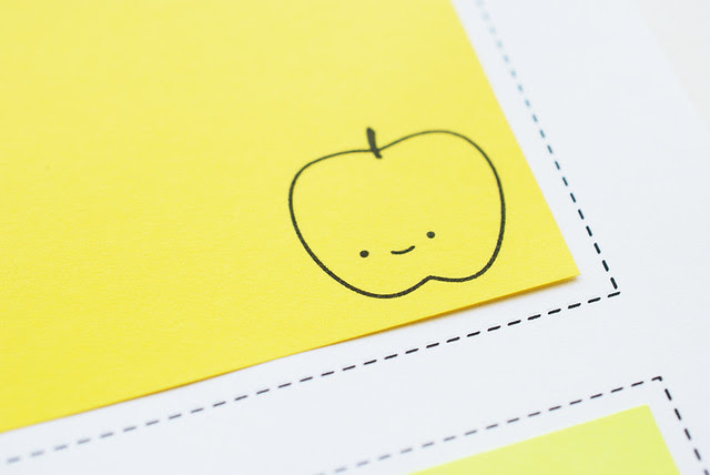 Printable Apple Sticky Notes