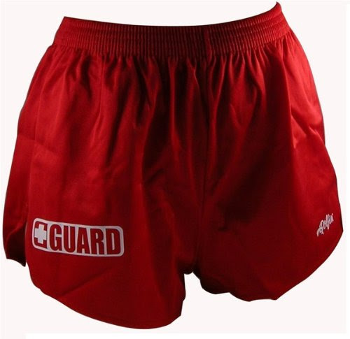 Dolfin Guard Cover-Up Short Female Gurard Red Large