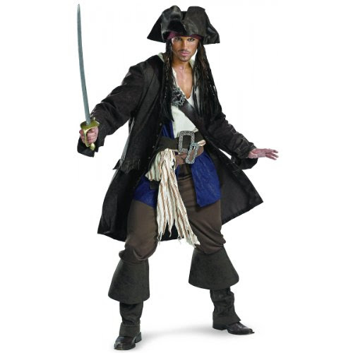 Captain Jack Sparrow Prestige Premium - X-Large - Chest Size 38-42  
