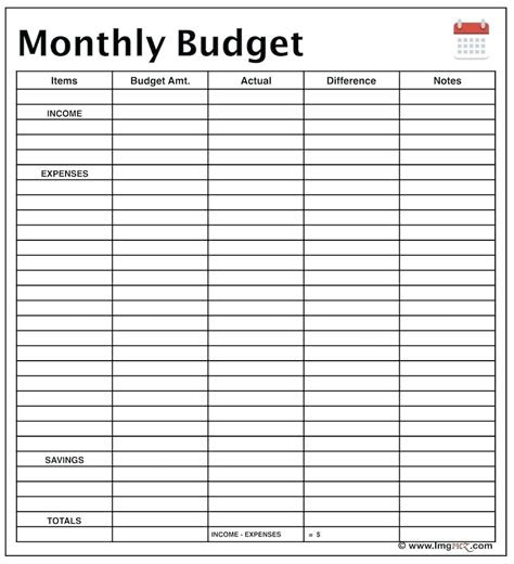  expense calendar template 8 best images of printable expense sheets