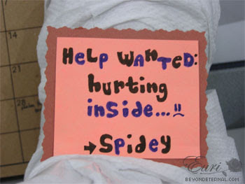 Mummified Spidey's Message