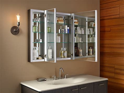 Indoor or outdoor, small or large, the mirror outlet has a mirror that will suit any space of any size. K-99010 | Verdera Medicine Cabinet with Triple Mirrored