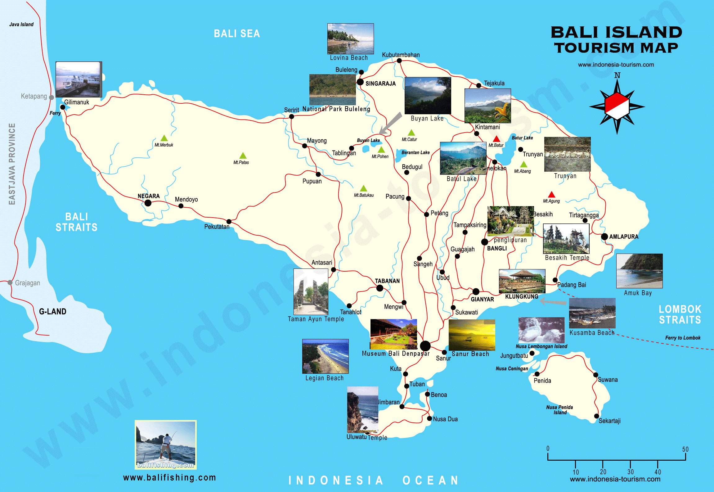 Large Bali Maps for Free Download and Print  High 