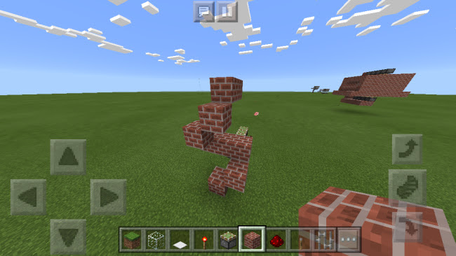 Minecraft 簡単な上下開閉式ピストンゲート ドア の作り方 Surilog