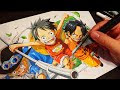 [無料ダウンロード！ √] ルフィ エース サボ イラスト 150203