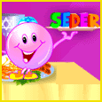Seder Filled With Smiles! Wish your friends/family/dear ones a joyous Seder with this cute ecard.