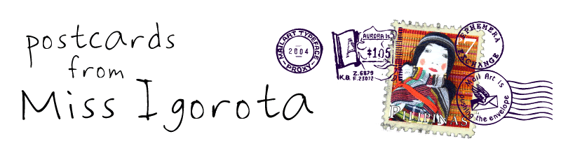 postcards from miss igorota