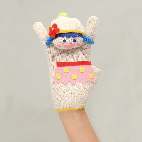 工作キット 手作り手袋人形 手作りキット 手作りグッズ 子供工作イベント